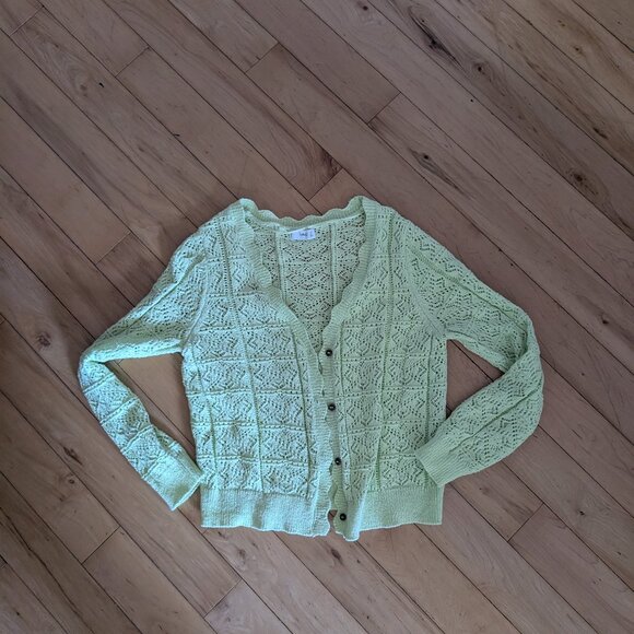 Bright Green Cardigan - Picture 1 of 3